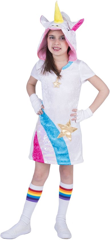 Verkleedpak Eenhoorn jurk meisje Unicorn Twinkle Light 140 Verkleedpak Eenhoorn jurk meisje Unicorn Twinkle Light 140