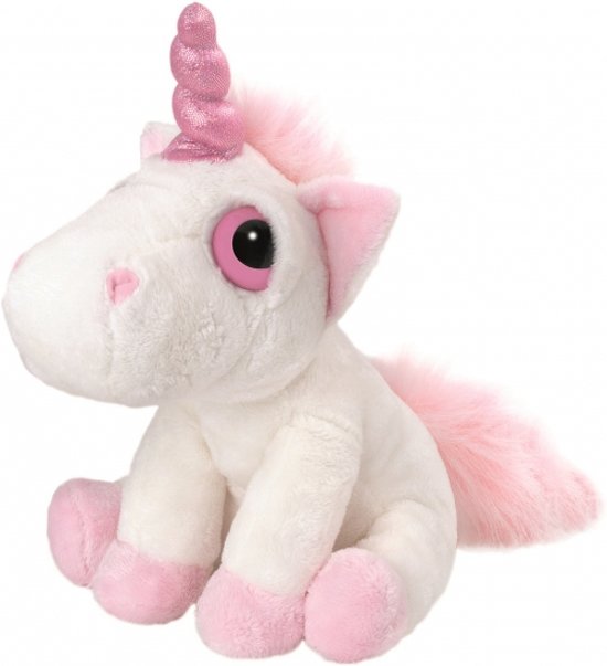 Eenhoorn knuffel wit/roze 25 cm Eenhoorn knuffel wit/roze 25 cm