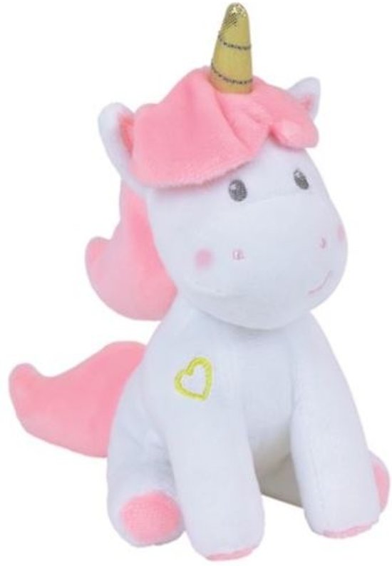 Jemini Muzikale Eenhoornknuffel Meisjes Pluche 24 Cm Wit/roze Jemini Muzikale Eenhoornknuffel Meisjes Pluche 24 Cm Wit/roze