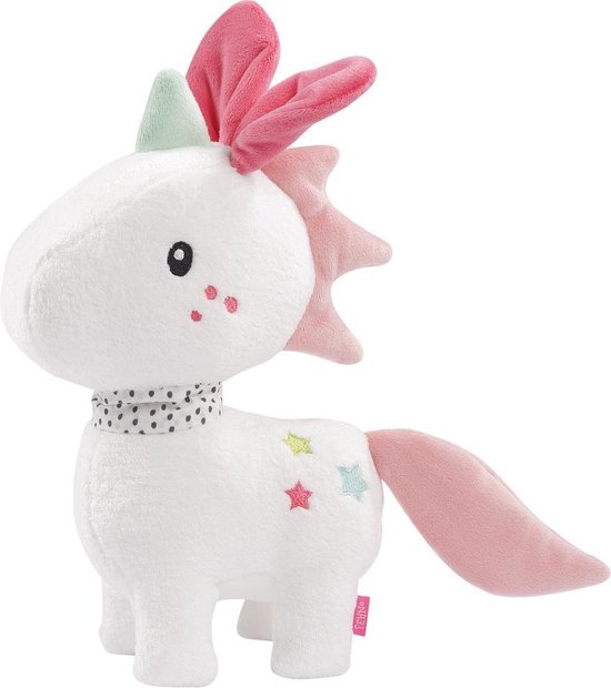 Fehn Aiko & Yuki Eenhoornknuffel Xl 27 Cm Wit Fehn Aiko & Yuki Eenhoornknuffel Xl 27 Cm Wit