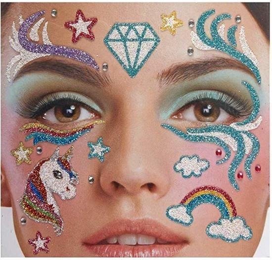 Gezicht Tattoo Stickers | Unicorn Dreams Gezicht Tattoo Stickers | Unicorn Dreams