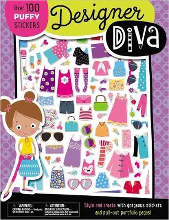 Puffy Stickers Designer Diva Puffy Stickers Designer Diva