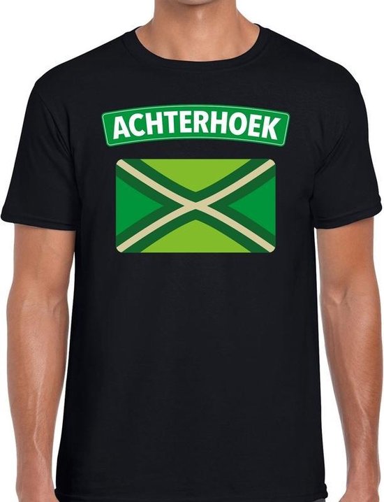 Achterhoek en vlag festival t-shirt zwart heren L Achterhoek en vlag festival t-shirt zwart heren L