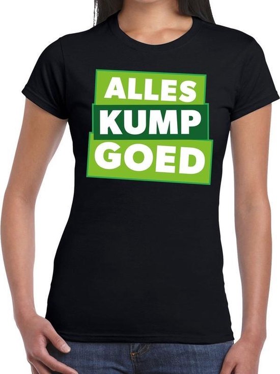 Alles kump goed zwart festival t-shirt dames 2XL Alles kump goed zwart festival t-shirt dames 2XL