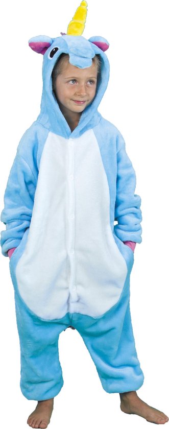 PARTYPRO - Blauw eenhoorn kostuum voor kinderen - 128 (7-9 jaar) - Kinderkostuums PARTYPRO - Blauw eenhoorn kostuum voor kinderen - 128 (7-9 jaar) - Kinderkostuums