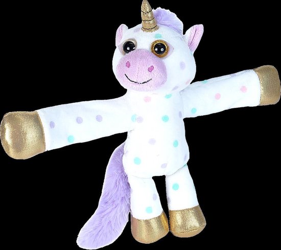 Wild Republic Knuffel Unicorn 20 Cm Pluche Wit/goud/paars Wild Republic Knuffel Unicorn 20 Cm Pluche Wit/goud/paars