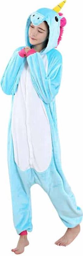 Blauwe Eenhoorn 2.0 Onesie Verkleedkleding - Volwassenen & Kinderen - XL (175-195 cm) Blauwe Eenhoorn 2.0 Onesie Verkleedkleding - Volwassenen & Kinderen - XL (175-195 cm)