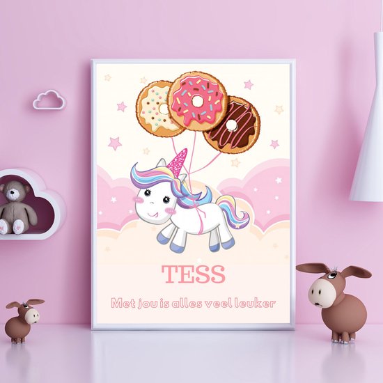 Gepersonaliseerde poster babykamer of kinderkamer Gepersonaliseerde poster babykamer of kinderkamer