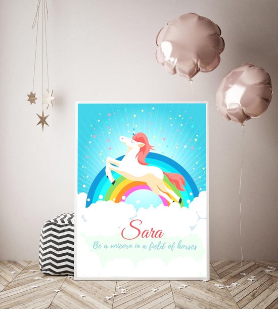 Gepersonaliseerde poster babykamer of kinderkamer Gepersonaliseerde poster babykamer of kinderkamer