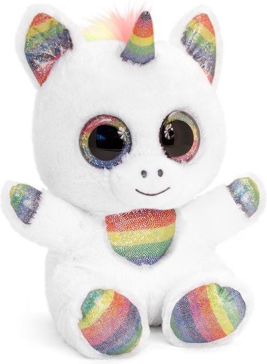 Keel Toys pluche witte Eenhoorn met regenboog en glitters knuffel 15 cm - Eenhoorns knuffeldieren - Speelgoed voor kind Keel Toys pluche witte Eenhoorn met regenboog en glitters knuffel 15 cm - Eenhoorns knuffeldieren - Speelgoed voor kind