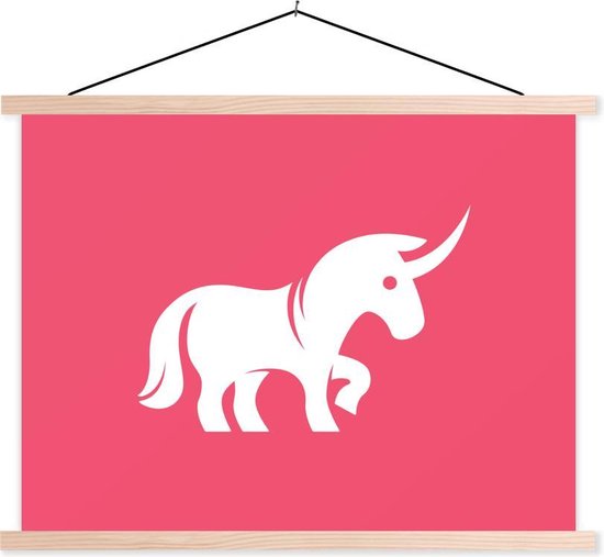 Kinderillustratie eenhoorn symbool textielposter latten blank 40x30 cm - klein - Foto print op schoolplaat (wanddecoratie woonkamer/slaapkamer) Kinderillustratie eenhoorn symbool textielposter latten blank 40x30 cm - klein - Foto print op schoolplaat (wanddecoratie woonkamer/slaapkamer)