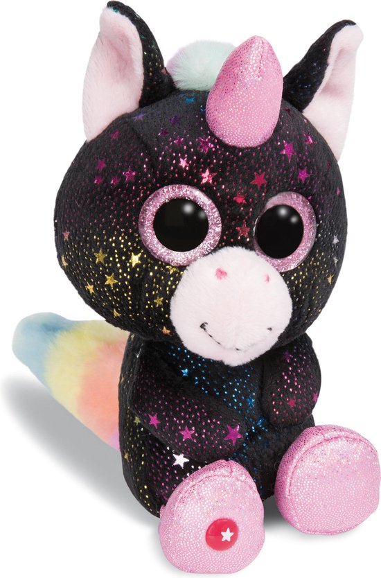 Nici Knuffel Glubschis Unicorn Junior 15 Cm Pluche Zwart Nici Knuffel Glubschis Unicorn Junior 15 Cm Pluche Zwart