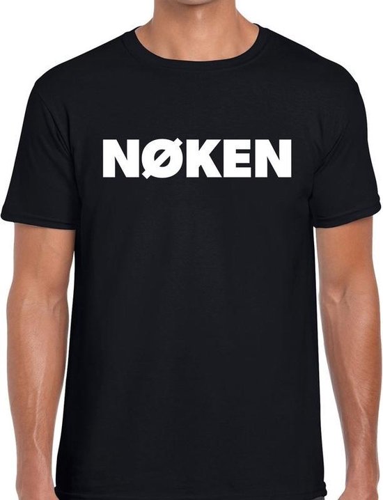 Noken festival t-shirt zwart heren M Noken festival t-shirt zwart heren M