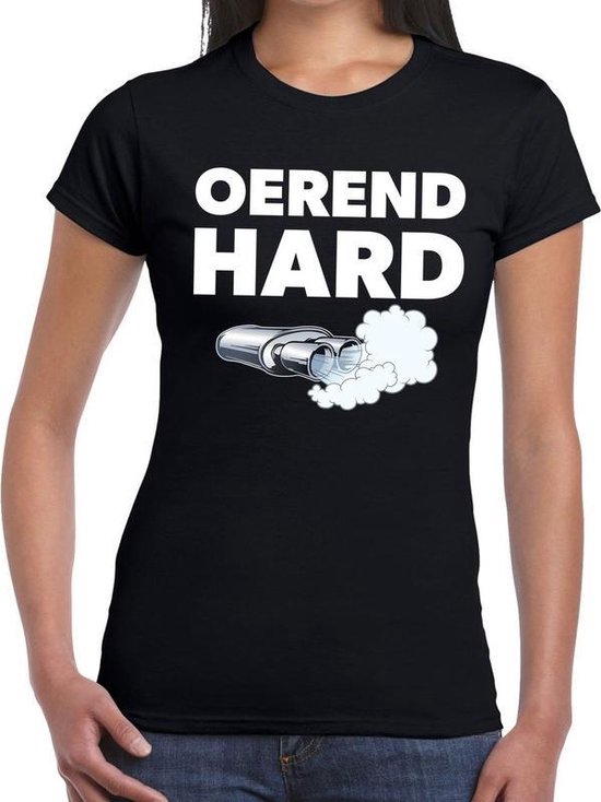 Oerend hard festival t-shirt zwart dames M Oerend hard festival t-shirt zwart dames M