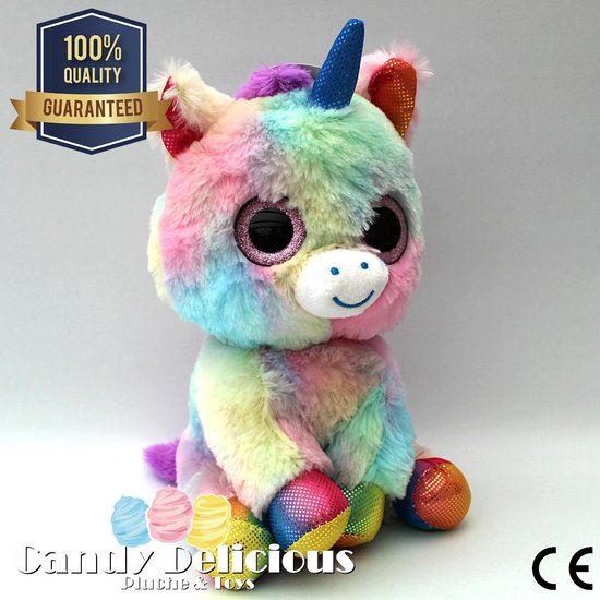 Pluche Eenhoorn Pastelkleur | Unicorn | 23 CM Pluche Eenhoorn Pastelkleur | Unicorn | 23 CM