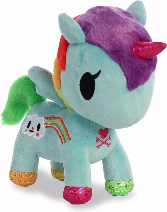 Pluche mint eenhoorn knuffel 25 cm - knuffeldier / knuffels Pluche mint eenhoorn knuffel 25 cm - knuffeldier / knuffels