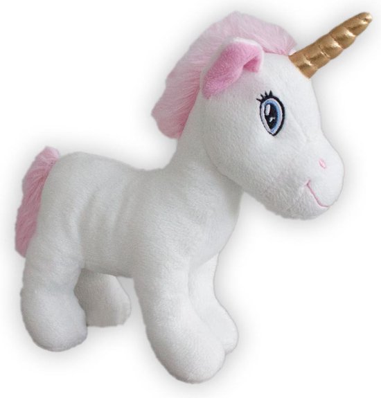 Sunkid - Eenhoorn - Unicorn - Staand - Wit Roze Goud - 30cm Sunkid - Eenhoorn - Unicorn - Staand - Wit Roze Goud - 30cm