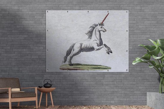 Tuinposter Kinderillustratie Unicorn - Kinderillustratie eenhoorn illustratie 160x120 cm - Tuindoek/Buitencanvas/Schilderijen voor buiten (tuin decoratie) XXL / Groot formaat! Tuinposter Kinderillustratie Unicorn - Kinderillustratie eenhoorn illustratie 160x120 cm - Tuindoek/Buitencanvas/Schilderijen voor buiten (tuin decoratie) XXL / Groot formaat!