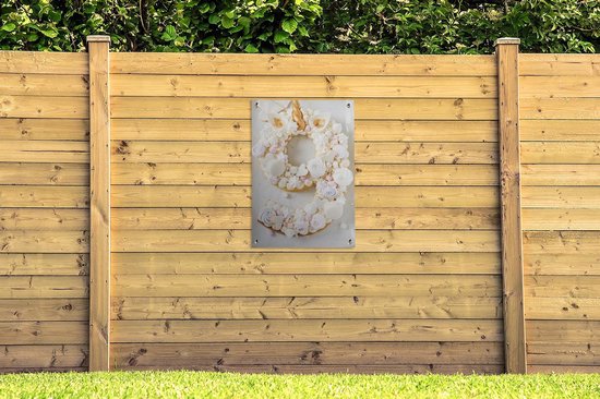 Tuinposter Nummer 9 - Eenhoorn taart met het cijfer 9 60x90 cm - Tuindoek/Buitencanvas/Schilderijen voor buiten (tuin decoratie) Tuinposter Nummer 9 - Eenhoorn taart met het cijfer 9 60x90 cm - Tuindoek/Buitencanvas/Schilderijen voor buiten (tuin decoratie)