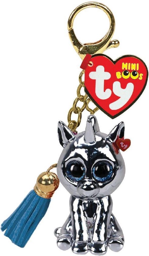 Ty Mini Boo's Clip Silver Unicorn 9cm Ty Mini Boo's Clip Silver Unicorn 9cm