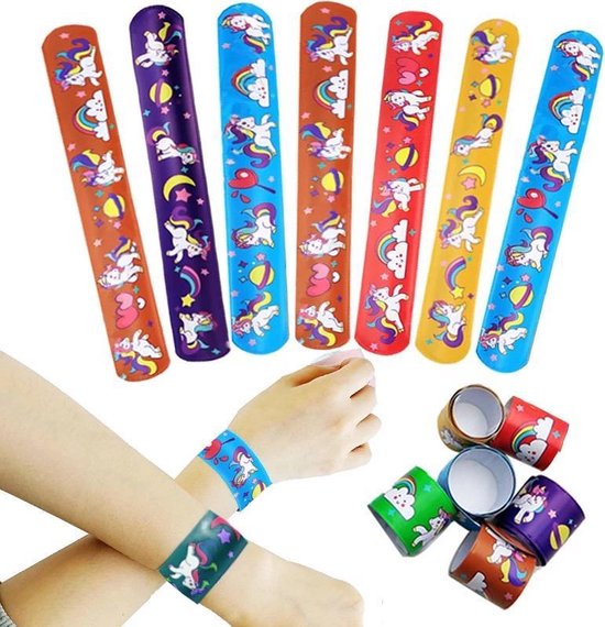 Uitdeelcadeaus klaparmbandjes Unicorn (10pcs) - Traktatie - Klein speelgoed - GRATIS Verzending Uitdeelcadeaus klaparmbandjes Unicorn (10pcs) - Traktatie - Klein speelgoed - GRATIS Verzending