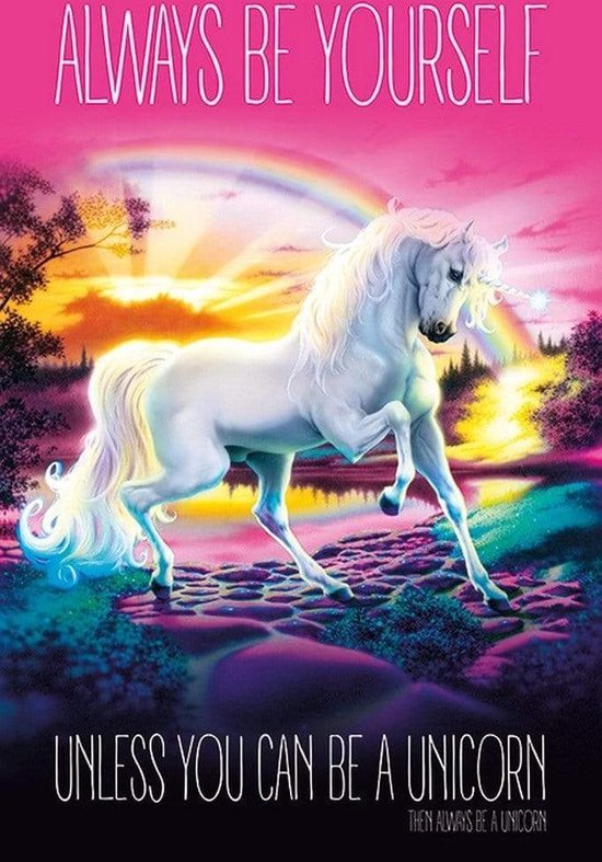 Unicorn Always Be Yourself Poster 61x91.5cm Unicorn Always Be Yourself Poster 61x91.5cm