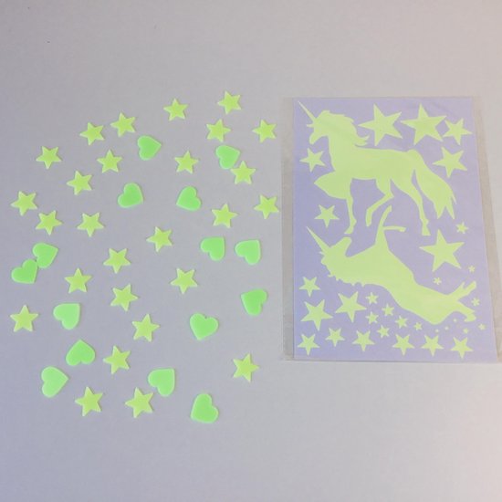 Unicorn Glow In The Dark Muurstickers - Muurstickers Eenhoorn - 28 x 20 Cm - Kinderkamer Unicorn Muurstickers - Glow In The Dark Unicorn Glow In The Dark Muurstickers - Muurstickers Eenhoorn - 28 x 20 Cm - Kinderkamer Unicorn Muurstickers - Glow In The Dark