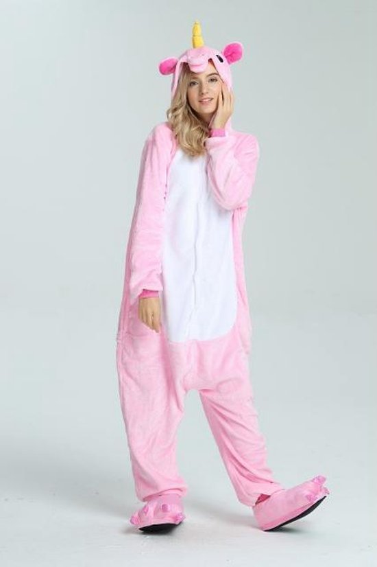 Unicorn onesie voor volwassenen - Maat 2XL – Roze Unicorn onesie voor volwassenen - Maat 2XL – Roze