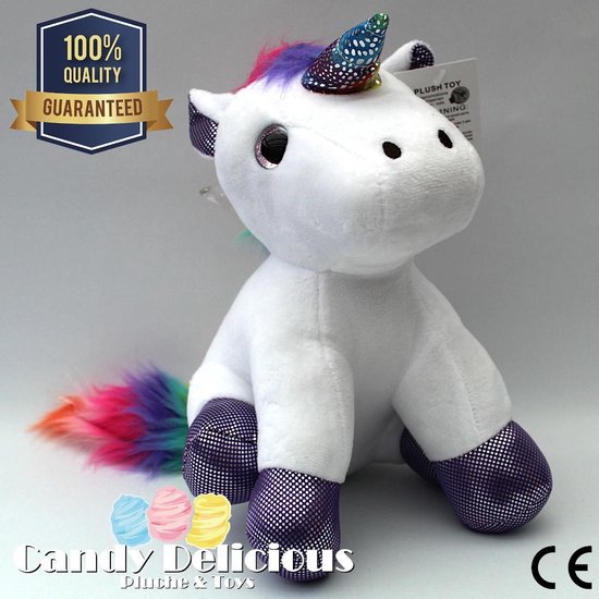 Witte Pluche Eenhoorn Unicorn Knuffel 20 CM Witte Pluche Eenhoorn Unicorn Knuffel 20 CM