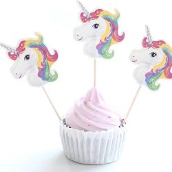 48x Leuke cocktailprikkers eenhoorn | Unicorn | Verjaardag | Sateprikkers | Traktatie | Feest