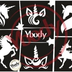A5 stencil Unicorn Y body