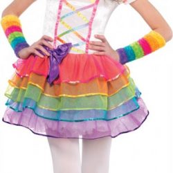 Amscan Eenhoorn-kostuum Rainbow Maat 3/4 jaar