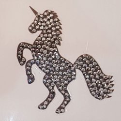 Crystal Art Motif Kit® Gouden Eenhoorn - Sticker - Inclusief gereedschap