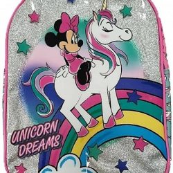 Disney MINNIE MOUSE Eenhoorn Unicorn Rugzak Rugtas Kleuter School Tas 2-5 Jaar Lief