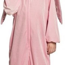 Eenhoorn dieren onesie/kostuum voor kinderen roze - Verkleedpak unicorn 140