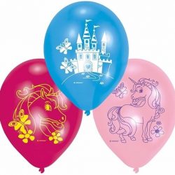 Eenhoorn thema ballonnen 12x stuks
