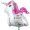 Grote XL happy birthday roze  eenhoorn paard ballon 80 cm