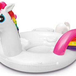 Intex Opblaasbaar Unicorn Party Eiland - Opblaasfiguur