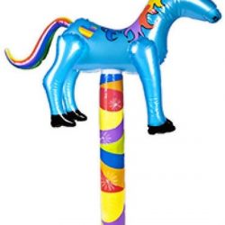 Kamparo Opblaasbare Eenhoorn-hamer 71 Cm Blauw