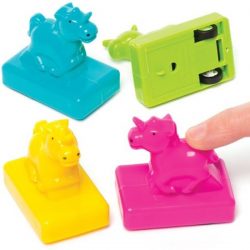 Terugtrekracers in de vorm van een eenhoorn voor kinderen – leuk speelgoed voor uitdeelzakjes voor kinderen (verpakking van 4)