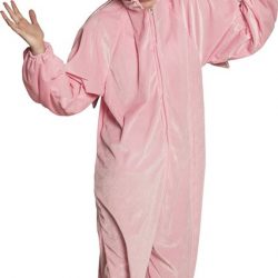 Tienerkostuum Eenhoorn pluche roze (max. 1.65 m) - Carnavalskleding