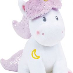 Jemini Eenhoornknuffel Meisjes 18 Cm Pluche Wit/lila