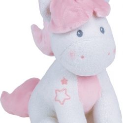 Luminou Knuffel Glow In The Dark - Eenhoorn 24 Cm Wit/roze