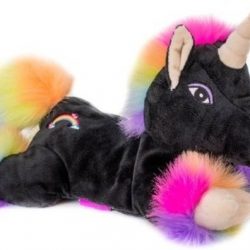 Magnetron warmte knuffel eenhoorn regenboog 18 cm - Verwijderbare zak - Warmte/koelte knuffeleenhoorn - Kruik knuffels voor kinderen/jongens/meisjes