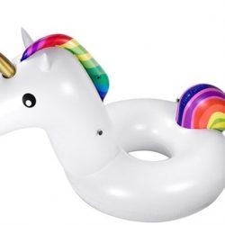 Opblaasfiguren - Inflatables Opblaasbare XS rainbow unicorn - Wit (260 x 115 x 120 cm)