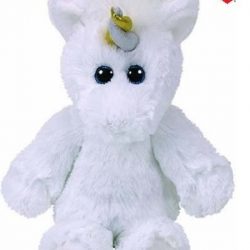 TY Unicorn met glitter ogen Agnus - 20 cm