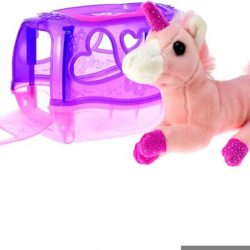 Toi-toys Pluchen Eenhoorn In Draagkoffertje 14 Cm Roze