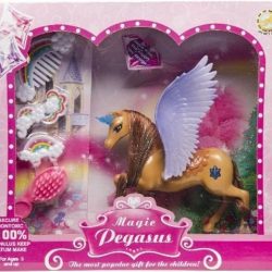 **UNICORN MET VLEUGELS EN ACC.IN DOOS 0338