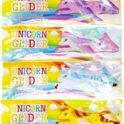 Foam Glider Eenhoorn - 12 stuks Unicorn Gliders - 4 verschillende - traktatie uitdeelcadeautjes kinderfeestje