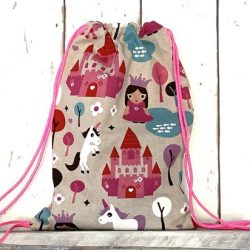 MixG | Gymtasje | Unicorn/Eenhoorn - Kastelen - Prinsessen| Meisje